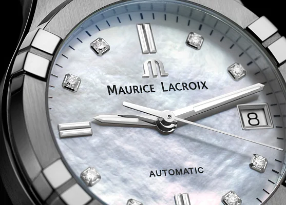 Maurice Lacroix Aikon Lady Date 35mm Automatic Steel Diamonds MOP AI6006-SS002-170-1