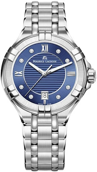 Maurice Lacroix Aikon Lady Date 35mm Quartz Steel Diamonds AI1006-SS002-450-1