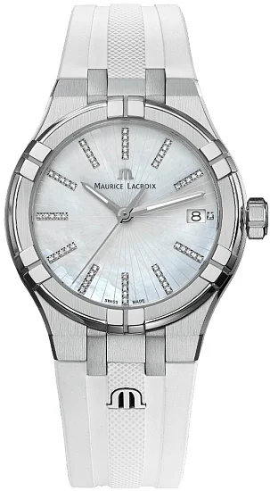 Maurice Lacroix Aikon Lady Date 35mm Quartz Steel Diamonds AI1106-SS000-170-7