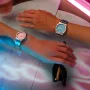  Zdjęcie 2 Maurice Lacroix Aikon Lady Date 35mm Quartz Steel Diamonds Ice Blue AI1106-SS002-450-1