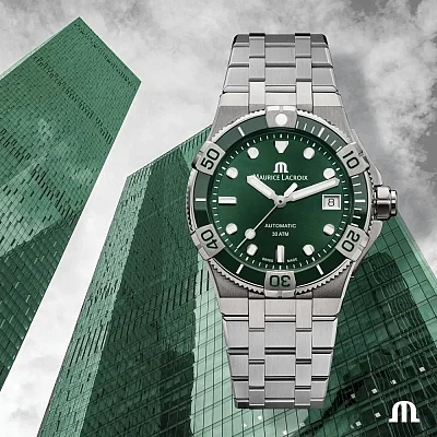 Maurice Lacroix Aikon Venturer 38 Automatic Steel Ceramic AI6057-SSL52-630-1