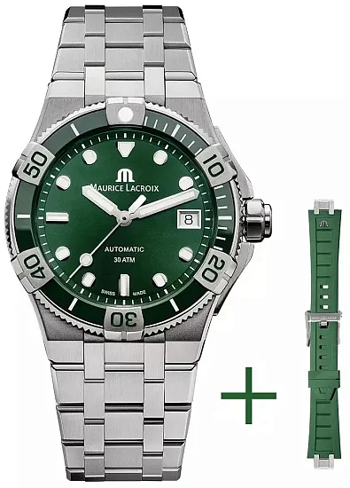 Maurice Lacroix Aikon Lady Venturer 38 Automatic Steel Ceramic Set AI6057-SSL5F-630-D