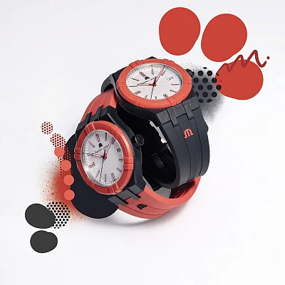 Maurice Lacroix Aikon #TIDE Unisex Date 40mm AI2008-04010-400-J