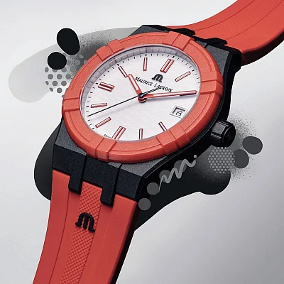 Maurice Lacroix Aikon #TIDE Unisex Date 40mm AI2008-04010-400-J