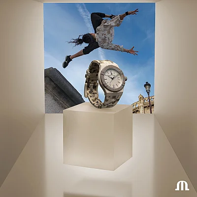 Maurice Lacroix Aikon #TIDE Unisex Date 40mm Camo Sand Limited Edition AI2008-IJJIZ-000-0