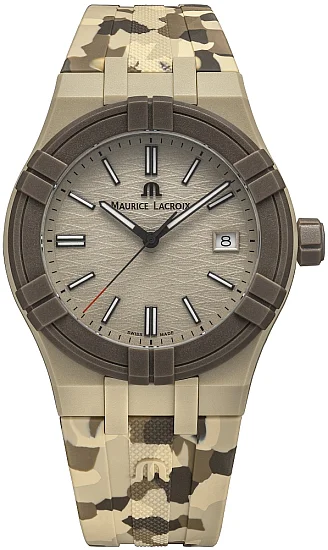 Maurice Lacroix Aikon #TIDE Unisex Date 40mm Camo Sand Limited Edition AI2008-IJJIZ-000-0