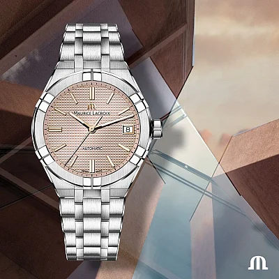 Maurice Lacroix Aikon Unisex Date 39mm Automatic Steel AI6007-SS002-731-1