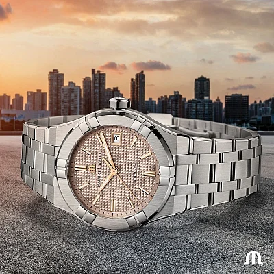 Maurice Lacroix Aikon Unisex Date 39mm Automatic Steel AI6007-SS002-731-1