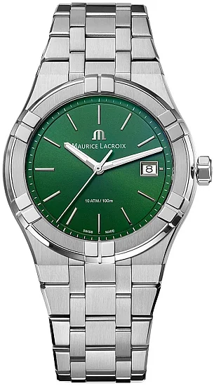 Maurice Lacroix Aikon Unisex Date 40mm Quartz Steel AI1108-SS002-630-1