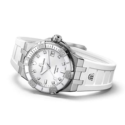 Maurice Lacroix Aikon Venturer 38 Automatic Steel Ceramic Diamonds AI6057-SSL70-150-7
