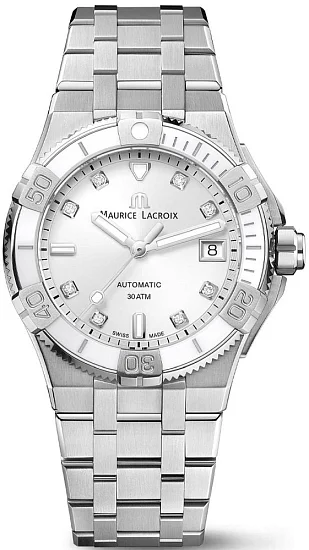 Maurice Lacroix Aikon Venturer 38 Automatic Steel Ceramic Diamonds AI6057-SSL72-150-1