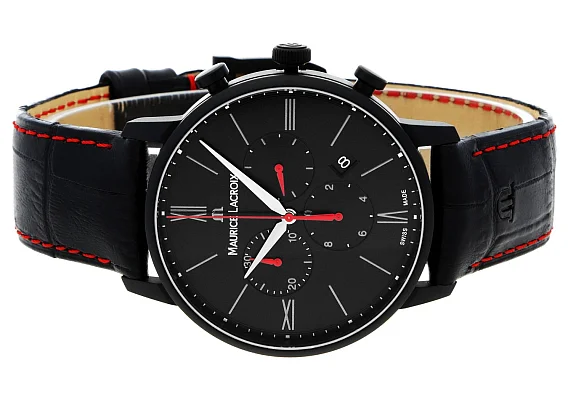 Maurice Lacroix Eliros Gent Chronograph Quartz Steel Black PVD EL1098-PVB01-310-1