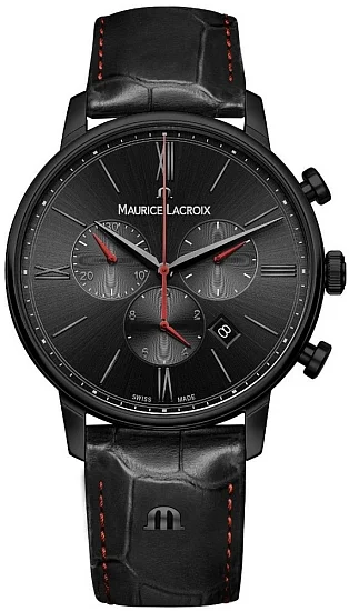 Maurice Lacroix Eliros Gent Chronograph Quartz Steel Black PVD EL1098-PVB01-310-1