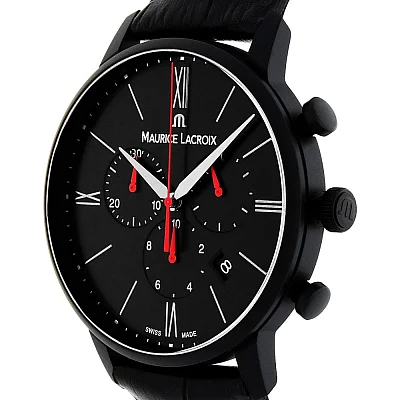 Maurice Lacroix Eliros Gent Chronograph Quartz Steel Black PVD EL1098-PVB01-310-1