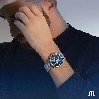Maurice Lacroix Eliros Gent Chronograph Quartz Steel Mesh EL1098-SS006-420-1