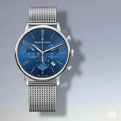 Maurice Lacroix Eliros Gent Chronograph Quartz Steel Mesh EL1098-SS006-420-1