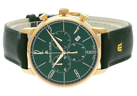 Maurice Lacroix Eliros Gent Chronograph Quartz Steel Rose Gold PVD EL1098-PVP01-620-5