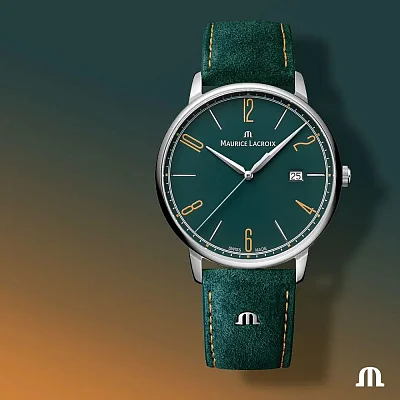 Maurice Lacroix Eliros Gent Date 40mm Quartz Steel EL1118-SS001-620-5