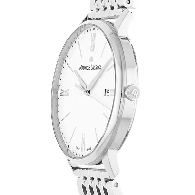 Maurice Lacroix Eliros Gent Date 40mm Quartz Steel EL1118-SS002-113-2