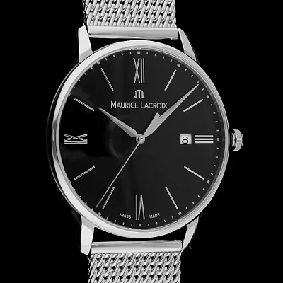 Maurice Lacroix Eliros Gent Date 40mm Quartz Steel Mesh EL1118-SS002-310-1