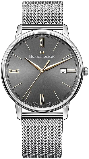 Maurice Lacroix Eliros Gent Date 40mm Quartz Steel Mesh EL1118-SS002-311-1
