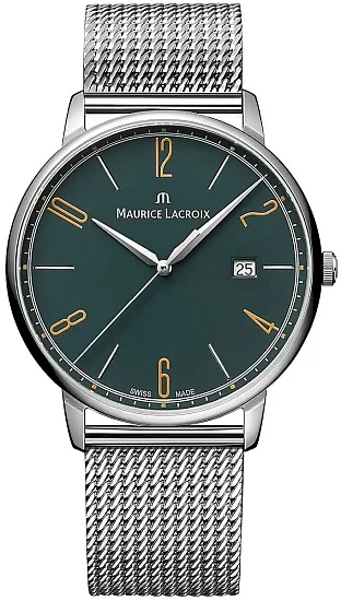 Maurice Lacroix Eliros Gent Date 40mm Quartz Steel Mesh EL1118-SS006-620-1