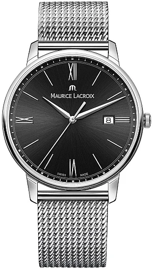 Maurice Lacroix Eliros Gent Date 40mm Quartz Steel Mesh EL1118-SS002-310-1