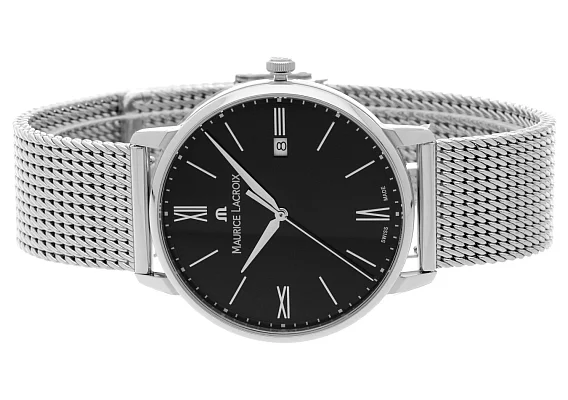 Maurice Lacroix Eliros Gent Date 40mm Quartz Steel Mesh EL1118-SS002-310-1