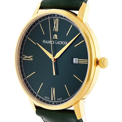 Maurice Lacroix Eliros Gent Date 40mm Quartz Steel Rose Gold PVD EL1118-PVP01-610-1