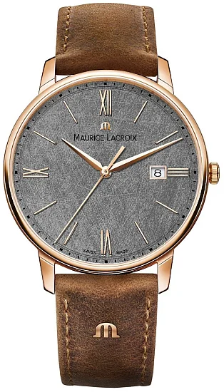 Maurice Lacroix Eliros Gent Date 40mm Quartz Steel Rose Gold PVD EL1118-PVP01-210-1