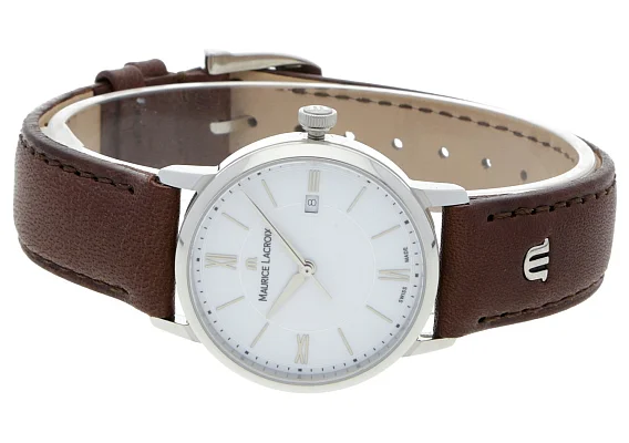 Maurice Lacroix Eliros Lady Date 30mm Quartz Steel EL1094-SS001-110-1