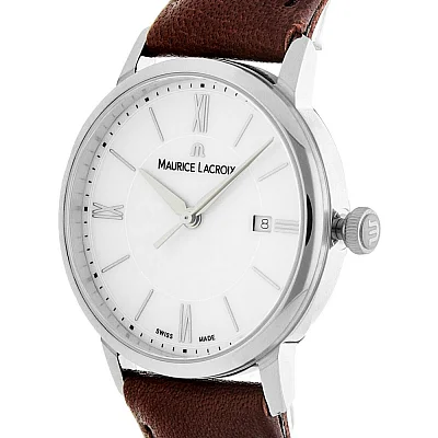 Maurice Lacroix Eliros Lady Date 30mm Quartz Steel EL1094-SS001-110-1