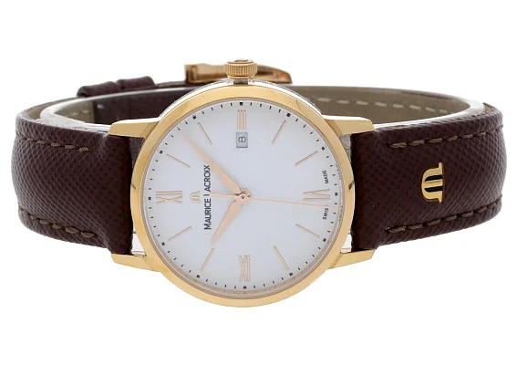 Maurice Lacroix Eliros Lady Date 30mm Quartz Steel Rose Gold PVD EL1094-PVP01-111-1