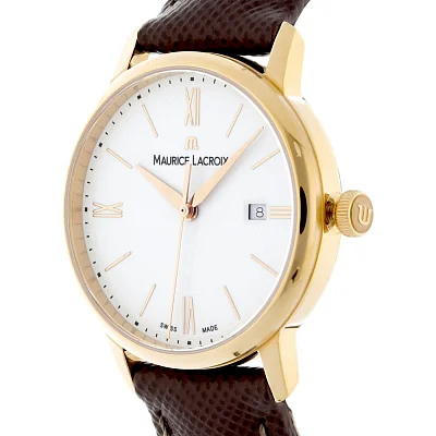 Maurice Lacroix Eliros Lady Date 30mm Quartz Steel Rose Gold PVD EL1094-PVP01-111-1