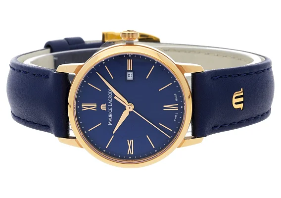Maurice Lacroix Eliros Lady Date 30mm Quartz Steel Rose Gold PVD EL1094-PVP01-411-1