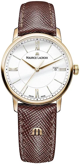 Maurice Lacroix Eliros Lady Date 30mm Quartz Steel Rose Gold PVD EL1094-PVP01-111-1