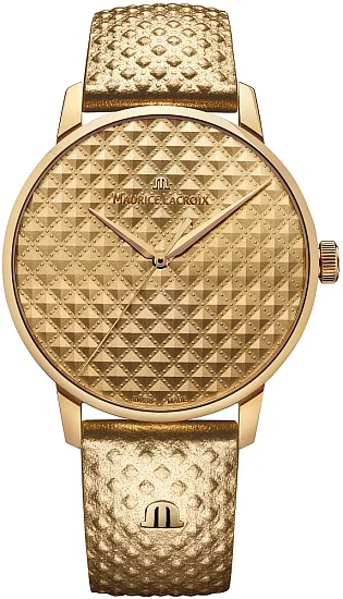 Maurice Lacroix Eliros Lady Sunshine 40mm Quartz Steel Full Gold PVD EL1118-PVY01-090-9