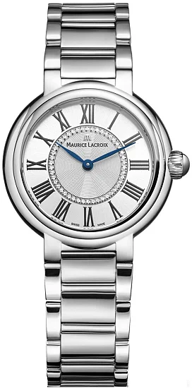 Maurice Lacroix Fiaba Lady Quartz White Dial Steel Diamonds FA1306-SS002-110-1