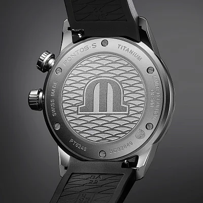 Maurice Lacroix Pontos Diver Gent Automatic Titanium 42mm Limited Edition Set PT6248-TT03L-330-2