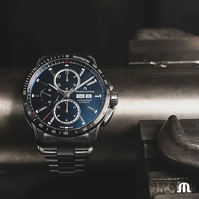 Maurice Lacroix Pontos Gent Chronograph Automatic Steel Ceramic Set PT6038-SSL2H-430-C