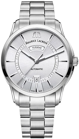 Maurice Lacroix Pontos Gent Day-Date Automatic Steel PT6358-SS002-130-1