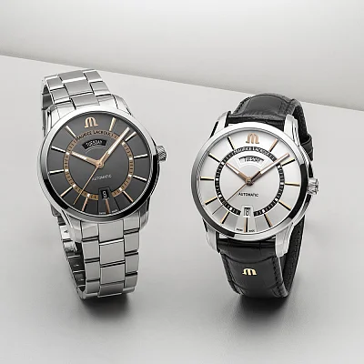 Maurice Lacroix Pontos Gent Day-Date Automatic Steel PT6358-SS001-230-2
