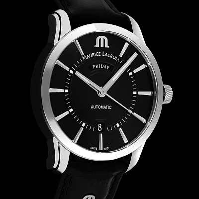 Maurice Lacroix Pontos Gent Day-Date Automatic Steel PT6358-SS001-330-1