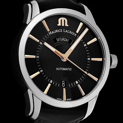 Maurice Lacroix Pontos Gent Day-Date Automatic Steel PT6358-SS001-331-1