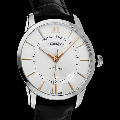 Maurice Lacroix Pontos Gent Day-Date Automatic Steel PT6358-SS001-23E-2