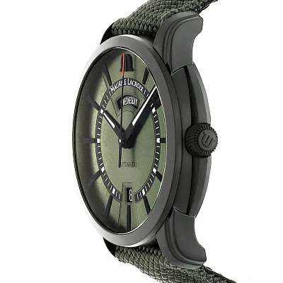Maurice Lacroix Pontos Gent Day-Date Automatic Steel Black DLC Limited Edition PT6358-DLB04-630-5