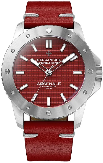 Venezianico Arsenale Automatico Pelle Red 1303010