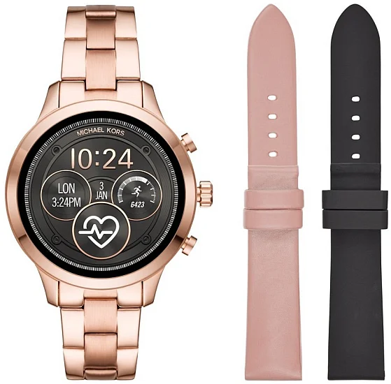 Michael Kors Runway Access HR GPS Digital Smartwatch GEN 4 Set MKT5054