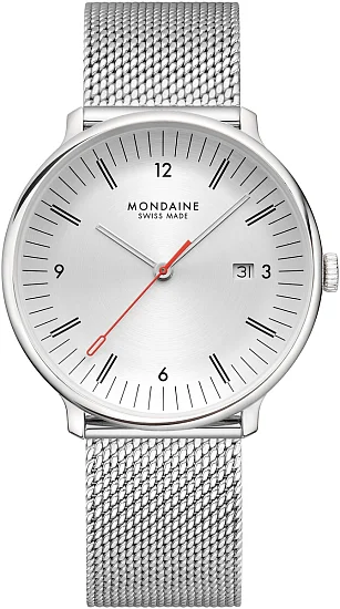 Mondaine Doppio Big-Date Mesh MLE41210SM