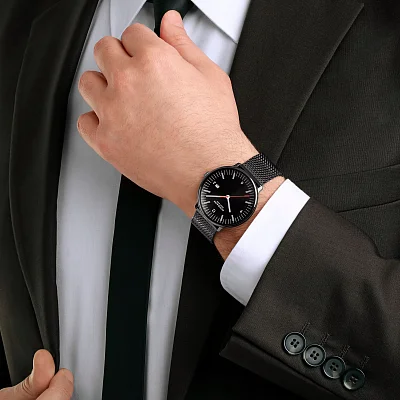 Mondaine Doppio Big Mesh MLE.41220.SM